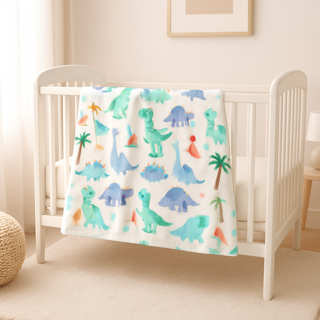 jolie couverture bébé pastel