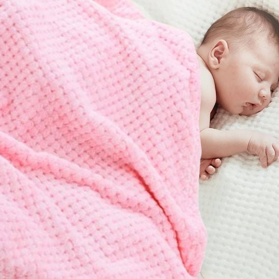 Couverture bébé| Rose - Eveil et merveille