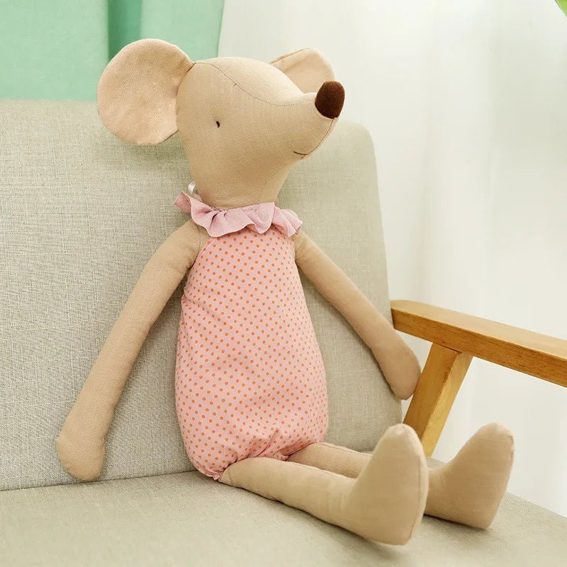Doudou Bébé fille| Souricette - Eveil et merveille