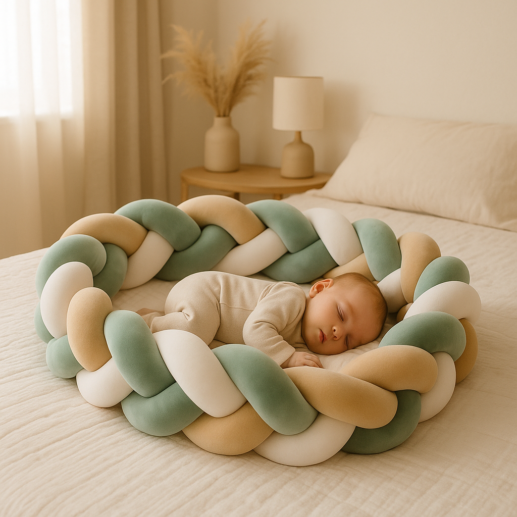 bébé endormi protégé des chutes